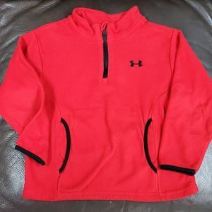 Under Armor red half zip 4